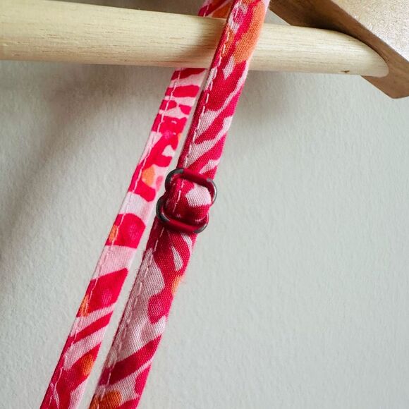 Vineyard Vines Shell Print Off-Shoulder Top – Large – Pink Orange Coastal Blouse - Picture 7 of 8